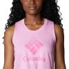 Columbia Womens North Cascades Tank(Wild Rose/Csc Stacked Gradient Graphic)