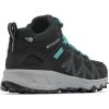 Columbia Womens Peakfreak Ii Mid Outdry(Black/Teal)
