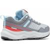 Columbia Women’s Plateau Waterproof Hiking Shoe(Cirrus Grey/Red Hibiscus)