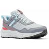 Columbia Women’s Plateau Waterproof Hiking Shoe(Cirrus Grey/Red Hibiscus)