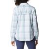 Columbia Womens Silver Ridge 3.0 Long Sleeve(Aqua Haze Canyon Ombre)