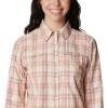 Columbia Womens Silver Ridge 3.0 Long Sleeve(Chalk Canyon Ombre)