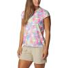 Columbia Women’s Summerdry Short Sleeve Printed Tee(White/Floriated)