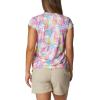 Columbia Women’s Summerdry Short Sleeve Printed Tee(White/Floriated)