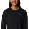 Columbia Women’s Sun Trek Ls Tee(Black)