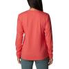 Columbia Women’s Sun Trek Ls Tee(Red Hibiscus Heather)