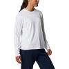 Columbia Women’s Sun Trek Ls Tee(White)