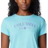 Columbia Womens Sun Trek™ Ss Graphic Tee(Aquamarine/Csc Tradition)