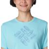 Columbia Womens Sun Trek™ Ss Graphic Tee(Aquamarine/Outlined Kayaks)