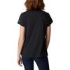 Columbia Womens Sun Trek™ Ss Graphic Tee(Black Heather/Gem Columbia)