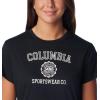 Columbia Womens Sun Trek™ Ss Graphic Tee(Black/Csc Emblem)