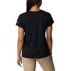 Columbia Womens Sun Trek™ Ss Graphic Tee(Black/Csc Stacked Mini Graphic)