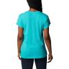 Columbia Womens Sun Trek™ Ss Graphic Tee(Bright Aqua/Csc Branded Graphic)