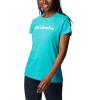 Columbia Womens Sun Trek™ Ss Graphic Tee(Bright Aqua/Csc Branded Graphic)