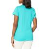 Columbia Womens Sun Trek™ Ss Graphic Tee(Bright Aqua/Csc Stacked Mini Graphic)