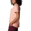 Columbia Womens Sun Trek™ Ss Graphic Tee(Coral Reef Heather/Typhoon Bloom Frame)