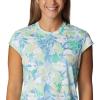 Columbia Womens Sun Trek™ Ss Graphic Tee(Key West/Floriated)