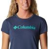 Columbia Womens Sun Trek™ Ss Graphic Tee(Nocturnal Heather/Gem Columbia)