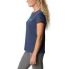 Columbia Womens Sun Trek™ Ss Graphic Tee(Nocturnal Heather/Gem Columbia)