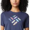 Columbia Womens Sun Trek™ Ss Graphic Tee(Nocturnal/Kayak Krazy)