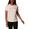 Columbia Womens Sun Trek™ Ss Graphic Tee(Peach Blossom Heather/Csc Gradient)