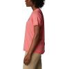 Columbia Womens Sun Trek™ Ss Graphic Tee(Red Hibiscus Heather/Branded Gradient)