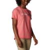 Columbia Womens Sun Trek™ Ss Graphic Tee(Red Hibiscus Heather/Branded Gradient)