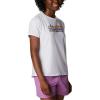 Columbia Womens Sun Trek™ Ss Graphic Tee(White/All for Outdoor Pride)