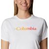 Columbia Womens Sun Trek™ Ss Graphic Tee(White/Branded Gradient)