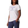 Columbia Womens Sun Trek™ Ss Graphic Tee(White/Csc Emblem)