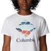 Columbia Womens Sun Trek™ Ss Graphic Tee(White/Csc Stacked)