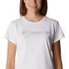 Columbia Womens Sun Trek™ Ss Graphic Tee(White/Kaleidoscope)