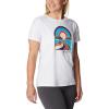 Columbia Womens Sun Trek™ Ss Graphic Tee(White/Sunrek Trails)