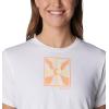 Columbia Womens Sun Trek™ Ss Graphic Tee(White/Wavy Rays)