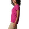 Columbia Womens Sun Trek™ Ss Graphic Tee(Wild Fuchsia Heather/Gem Columbia)