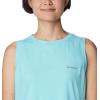 Columbia Womens Sun Trek Tank(Aquamarine Heather)