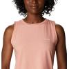 Columbia Womens Sun Trek Tank(Coral Reef Heather)