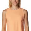 Columbia Womens Sun Trek Tank(Peach Heather)
