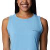 Columbia Womens Sun Trek Tank(Vista Blue)