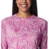 Columbia Women’s Super Tidal Tee Long Sleeve(Bright Lavender Tropictones)