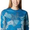 Columbia Women’s Super Tidal Tee Long Sleeve(Carbon  Anemones)