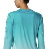 Columbia Women’s Super Tidal Tee Long Sleeve(Clear Water Gradient)