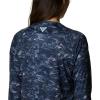 Columbia Women’s Super Tidal Tee Long Sleeve(Collegiate Navy Contour Fish)