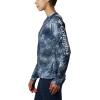 Columbia Women’s Super Tidal Tee Long Sleeve(Collegiate Navy Mako Print)