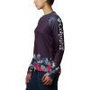 Columbia Women’s Super Tidal Tee Long Sleeve(Collegiate Navy Wild Stripes Print)