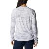 Columbia Women’s Super Tidal Tee Long Sleeve(Cool Grey Pfg Camo Print)