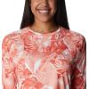 Columbia Women’s Super Tidal Tee Long Sleeve(Corange Philo Palms)