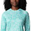 Columbia Women’s Super Tidal Tee Long Sleeve(Dolphin Archive Palms Print)