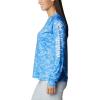 Columbia Women’s Super Tidal Tee Long Sleeve(Harbor Blue Contour Fish)