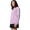 Columbia Women’s Super Tidal Tee Long Sleeve(Hydrangea Heather/White Logo)